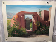 Lorna Patrick "Grey Gate" Signed / Numbered Serigraph Art Print 35 x 42"   - TvMovieCards.com