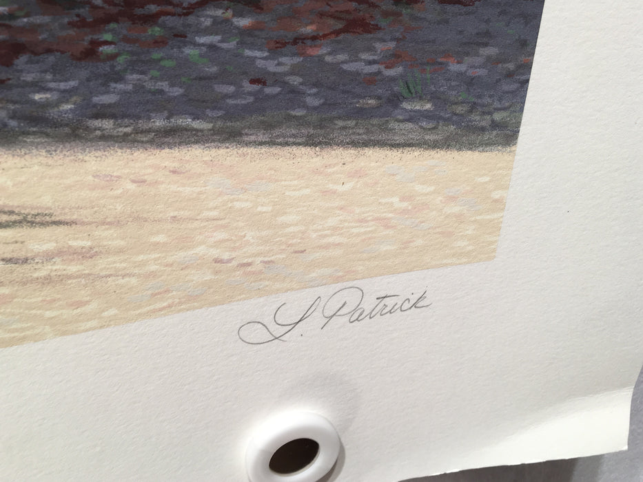 Lorna Patrick "Grey Gate" Signed / Numbered Serigraph Art Print 35 x 42"   - TvMovieCards.com