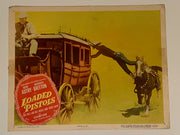 1949 Loaded Pistols Lobby Card 11 x14 Gene Autry, Barbara Britton, Chill Wills   - TvMovieCards.com