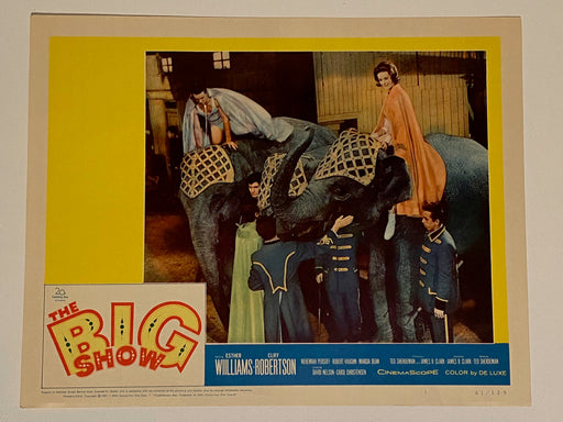 1961 The Big Show #1 Lobby Card 11 x 14  Esther Williams, Cliff Robertson   - TvMovieCards.com