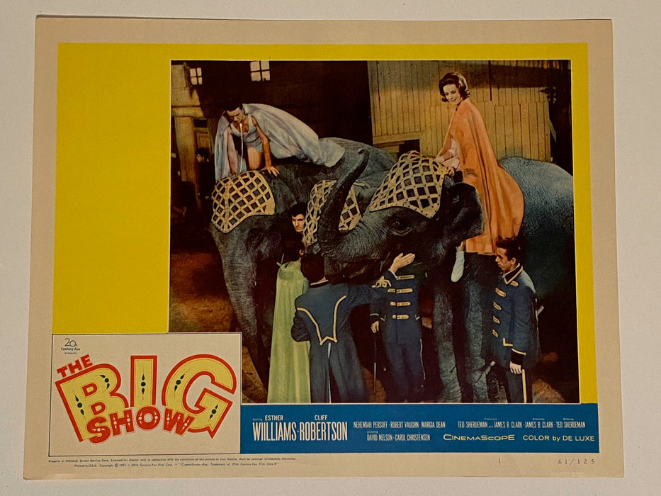 1961 The Big Show 1 Lobby Card 11 X 14 Esther Williams Cliff Roberts — 8828