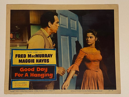 1959 Good Day For A Hanging #6 Lobby Card 11x14 Fred MacMurray, Margaret Hayes   - TvMovieCards.com