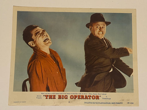 1959 The Big Operator #5 Lobby Card 11x14 Mickey Rooney, Steve Cochran   - TvMovieCards.com