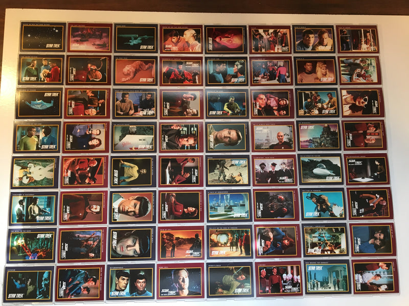 Star Trek 25th Anniversary Series 1 Impel (160) Complete Card Set 1991   - TvMovieCards.com