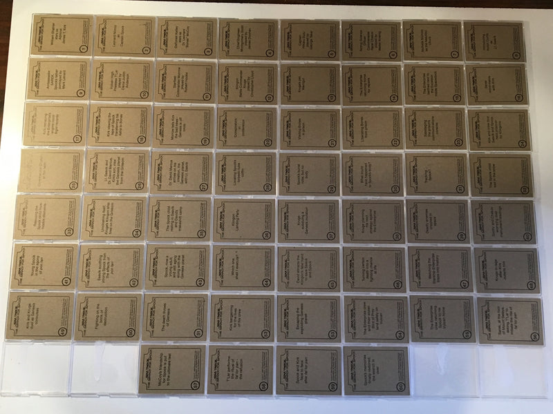 Star Trek III The Search for Spock 1984 Complete (80) Trading Base Card Set   - TvMovieCards.com