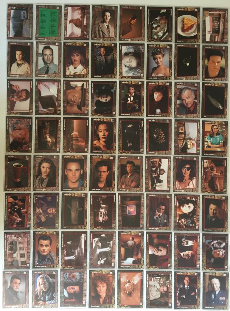 Twin Peaks Factory Boxed Trading Card Set 76 Cards Star Pics 1991   - TvMovieCards.com