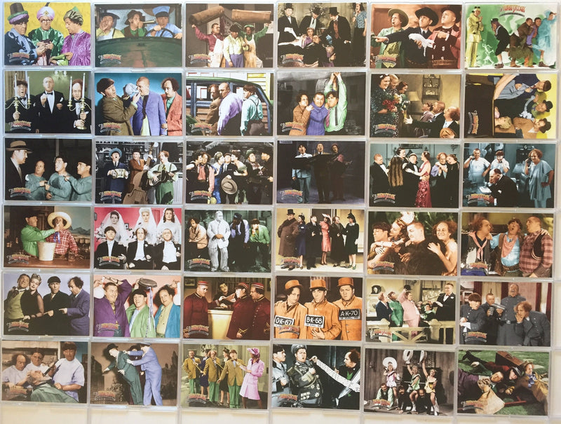 Three Stooges Base Card Set 72 Cards Breygent 2005   - TvMovieCards.com