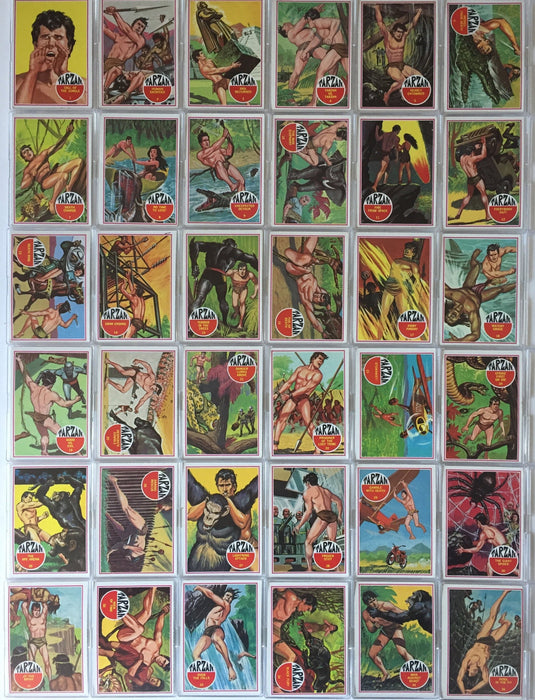 Tarzan Vintage Base Card Set 66 Cards Philly Gum 1966 Banner Productions - TvMovieCards.com