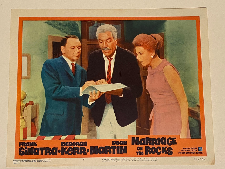 1965 Marriage on the Rocks #3 Lobby Card 11 x 14 Frank Sinatra, Deborah Kerr   - TvMovieCards.com
