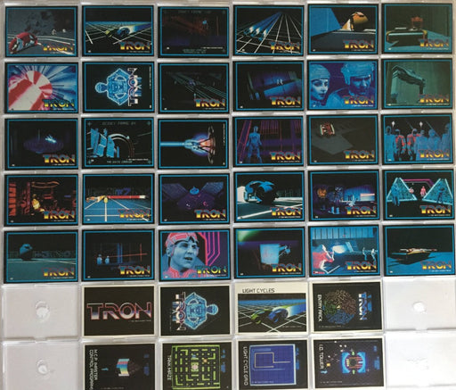Tron Movie Vintage Base Card Set 66 Cards + 8 Stickers Donruss 1982   - TvMovieCards.com