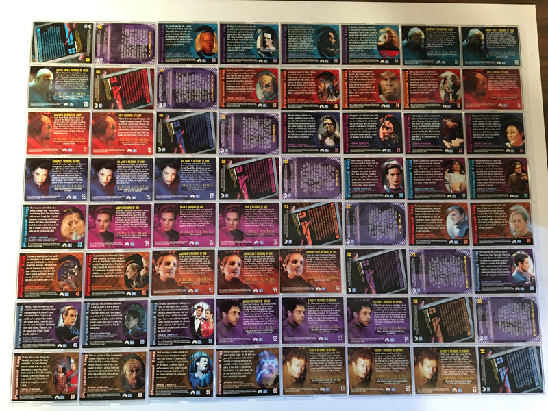 Star Trek DS9 Deep Space Nine Profiles Skybox 82 Base Card Set 1997   - TvMovieCards.com
