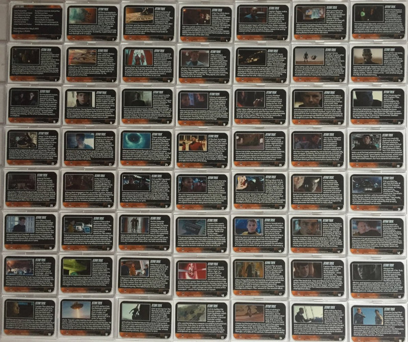 Star Trek Movies 2014 Base Card Set 110 Cards Rittenhouse 2014 - TvMovieCards.com