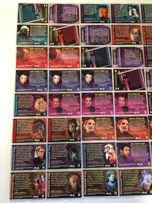 Star Trek DS9 Deep Space Nine Profiles Skybox 82 Base Card Set 1997   - TvMovieCards.com