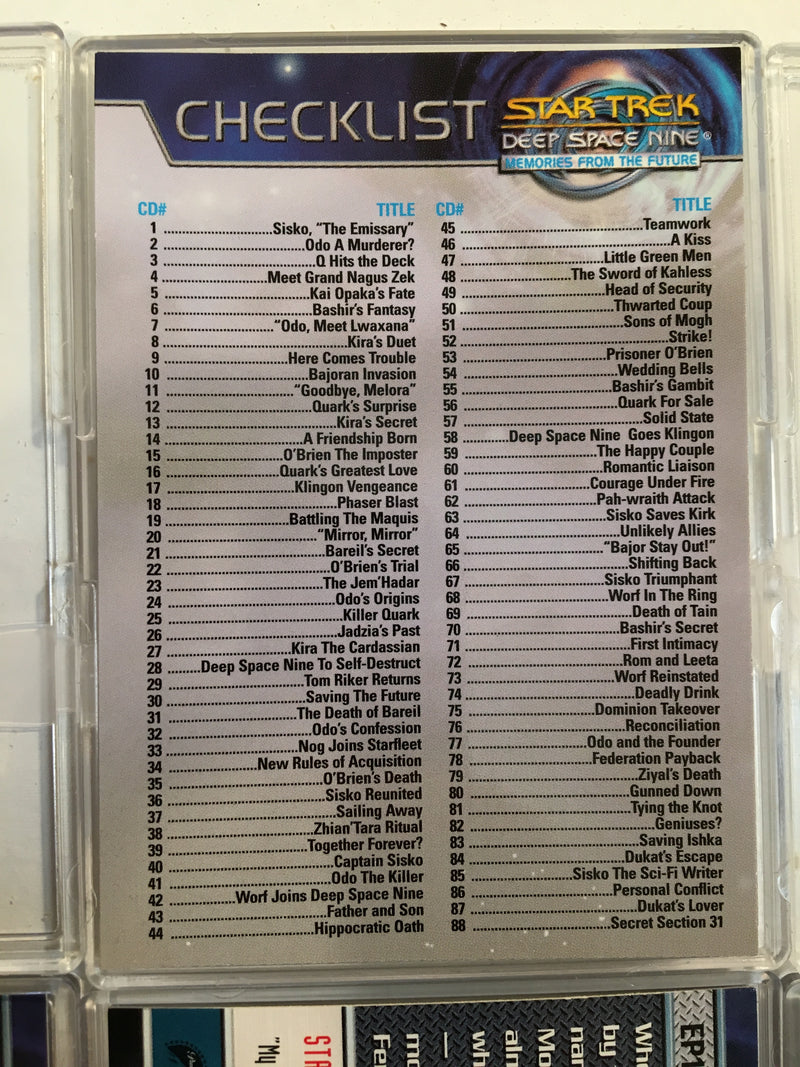 Star Trek DS9 Deep Space Nine Memories Skybox Base Card Set (100) 1999   - TvMovieCards.com