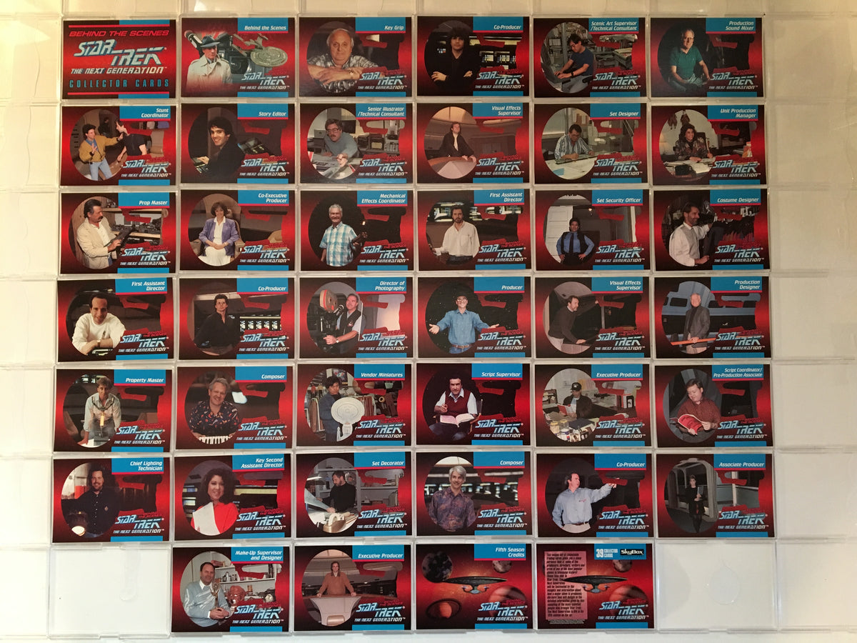 Star Trek TNG Behind The Scenes Skybox Complete 39 Trading Card