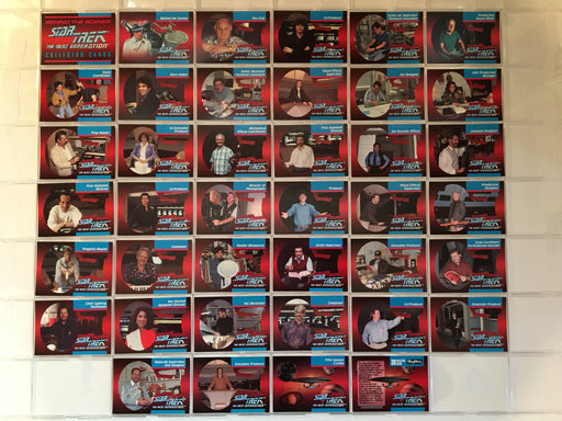 Star Trek TNG Behind The Scenes Skybox Complete 39 Trading Card Set 1993   - TvMovieCards.com