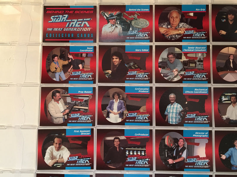 Star Trek TNG Behind The Scenes Skybox Complete 39 Trading Card Set 1993   - TvMovieCards.com