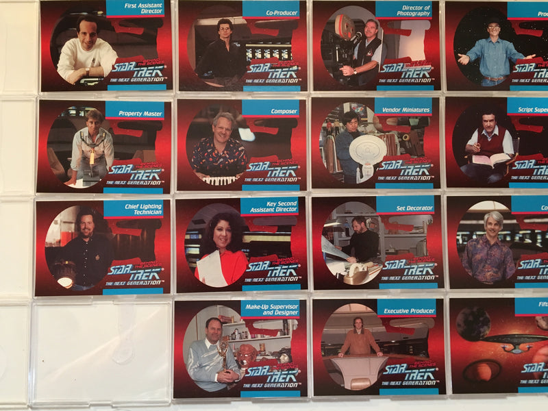 Star Trek TNG Behind The Scenes Skybox Complete 39 Trading Card Set 1993   - TvMovieCards.com
