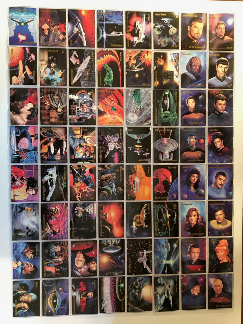 Star Trek Master Series 1 Skybox Complete 90 Base Trading Card Set 199 —