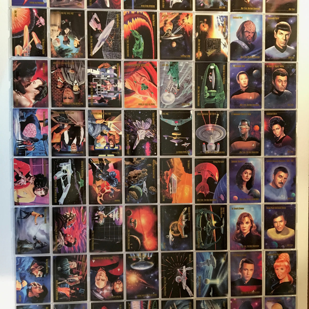 Star Trek Master Series 1 Skybox Complete 90 Base Trading Card Set 199 TvMovieCards.com Star Trek Master Series 1 Skybox Complete 90 Base Trading Card Set 199 TvMovieCards.com