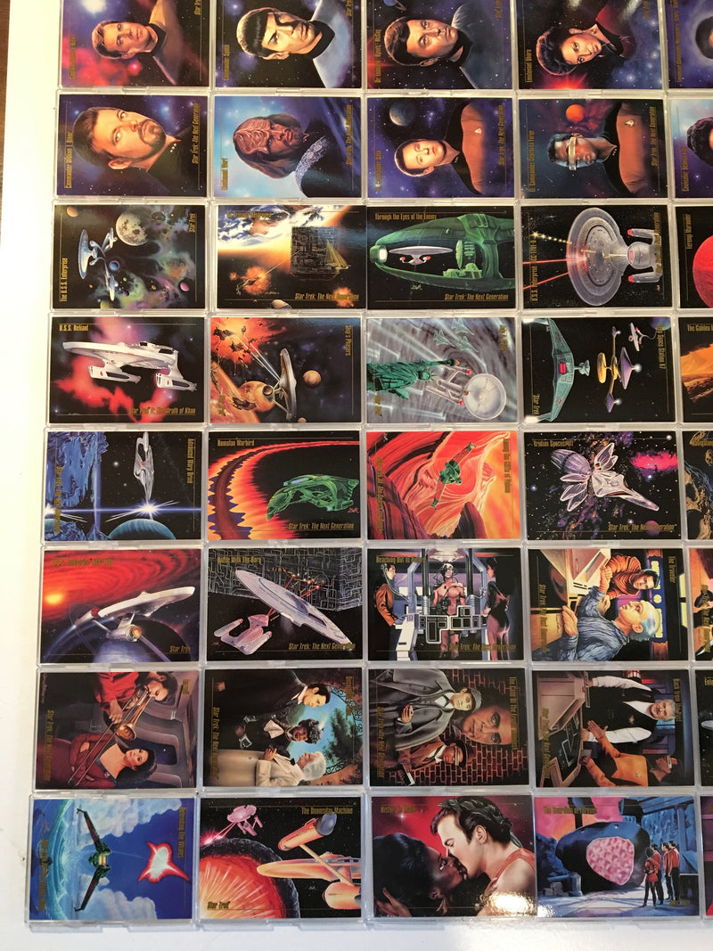 Star Trek Master Series 1 Skybox Complete 90 Base Trading Card Set 1993   - TvMovieCards.com