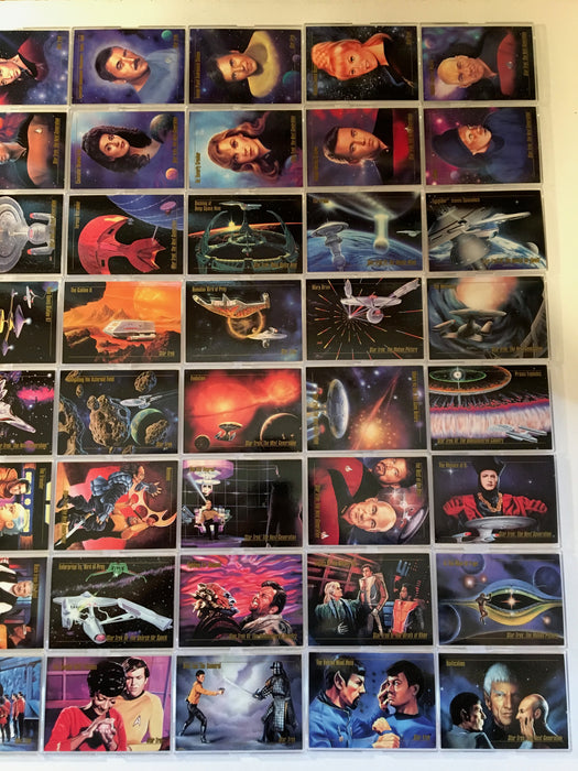 Star Trek Master Series 1 Skybox Complete 90 Base Trading Card Set 1993   - TvMovieCards.com