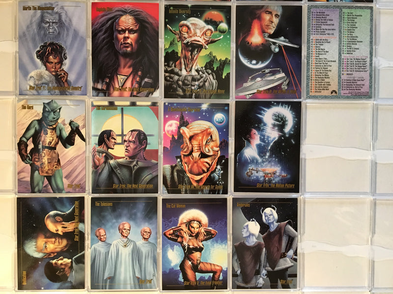 Star Trek Master Series 1 Skybox Complete 90 Base Trading Card Set 1993   - TvMovieCards.com