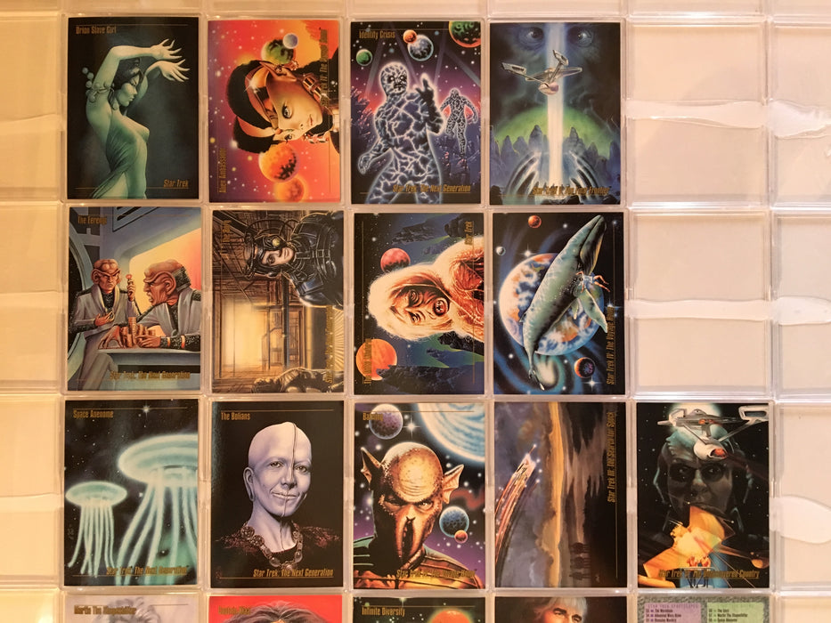 Star Trek 1993 Skybox Master Series Trading Cards Complete 90 Card Base Set