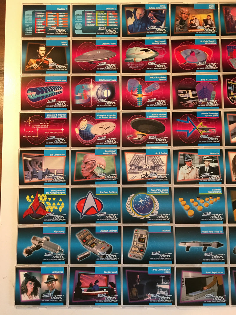 Star Trek TNG The Next Generation Impel 120 Base Card Set 1992   - TvMovieCards.com