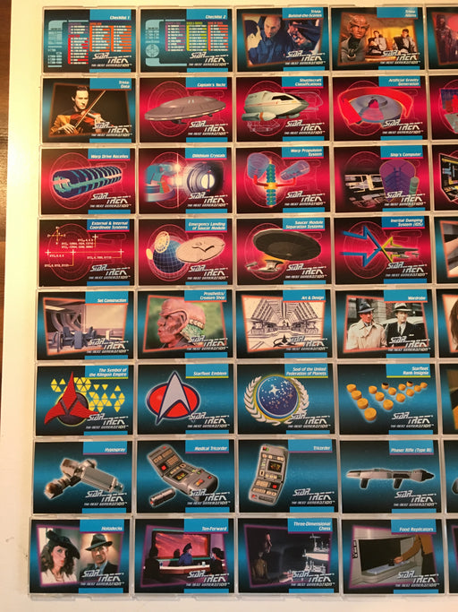 Star Trek TNG The Next Generation Impel 120 Base Card Set 1992   - TvMovieCards.com