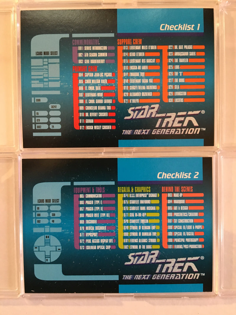 Star Trek TNG The Next Generation Impel 120 Base Card Set 1992   - TvMovieCards.com