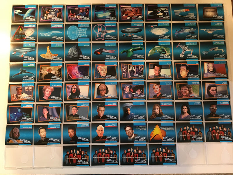 Star Trek TNG The Next Generation Impel 120 Base Card Set 1992   - TvMovieCards.com