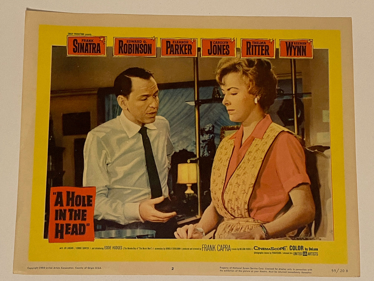 1959 A Hole in the Head #2 Lobby Card 11 x 14 Frank Sinatra