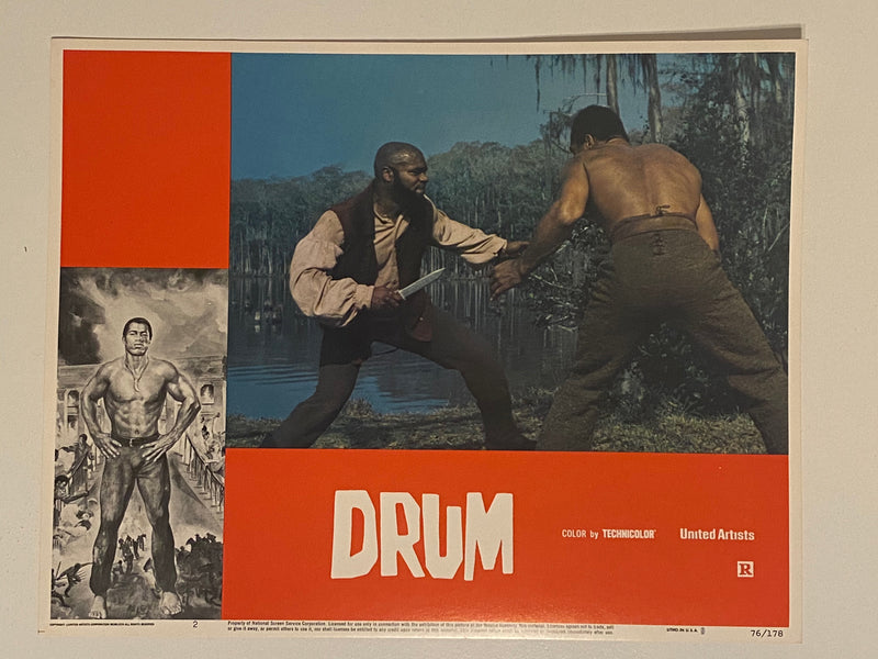 1976 Drum #2-#8 Lobby Card Lot 11x14  Warren Oates, Isela Vega, Ken Norton   - TvMovieCards.com