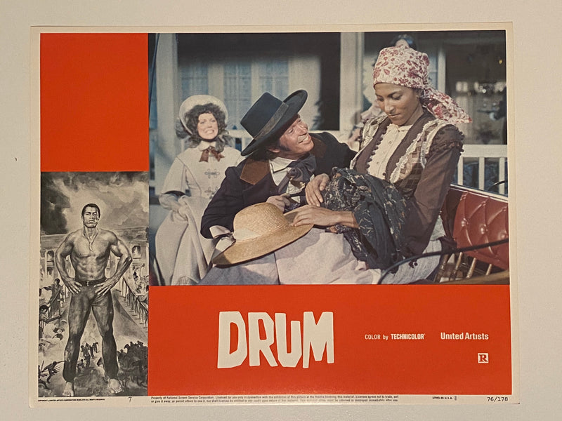 1976 Drum #2-#8 Lobby Card Lot 11x14  Warren Oates, Isela Vega, Ken Norton   - TvMovieCards.com