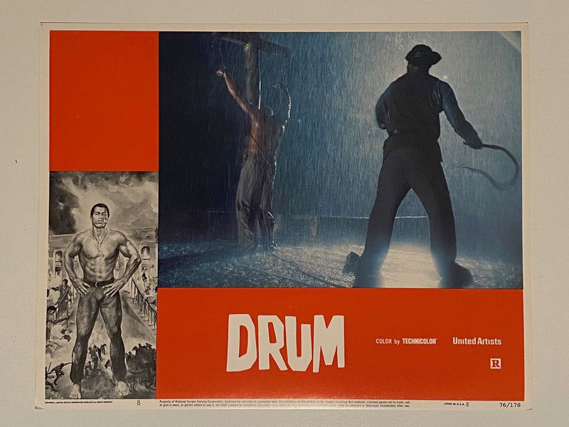 1976 Drum #2-#8 Lobby Card Lot 11x14  Warren Oates, Isela Vega, Ken Norton   - TvMovieCards.com