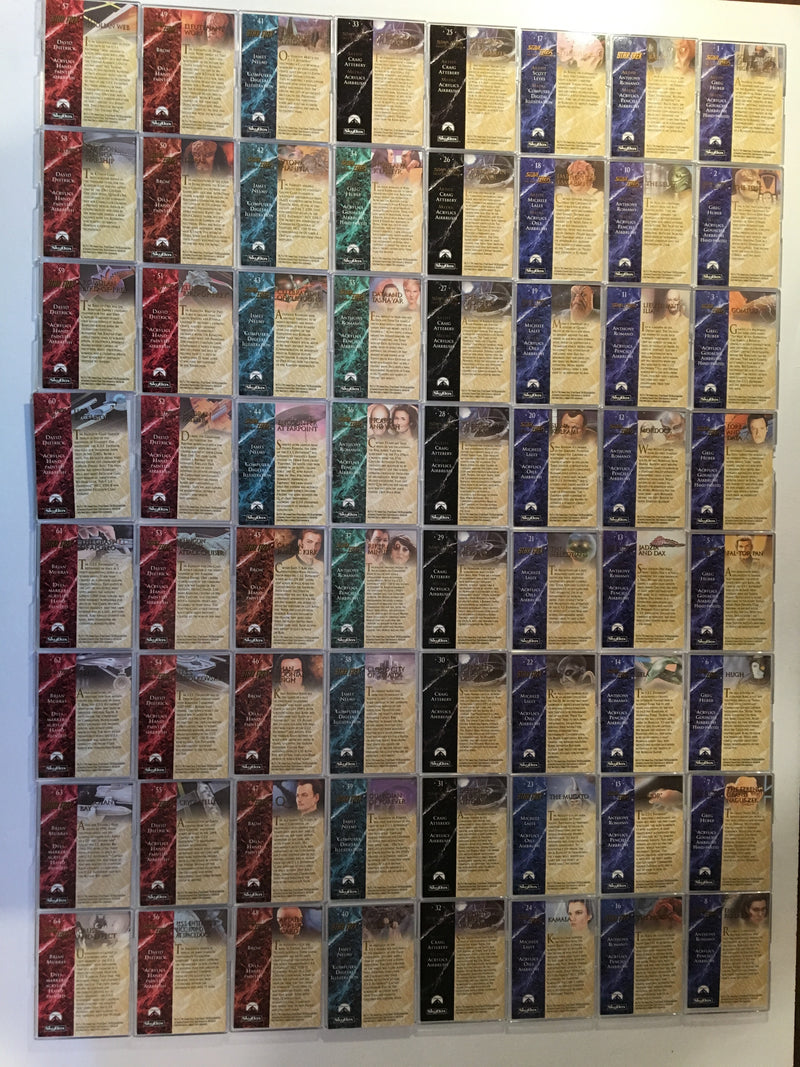Star Trek Master Series 2 Skybox Complete 100 Trading Base Card Set 1994   - TvMovieCards.com
