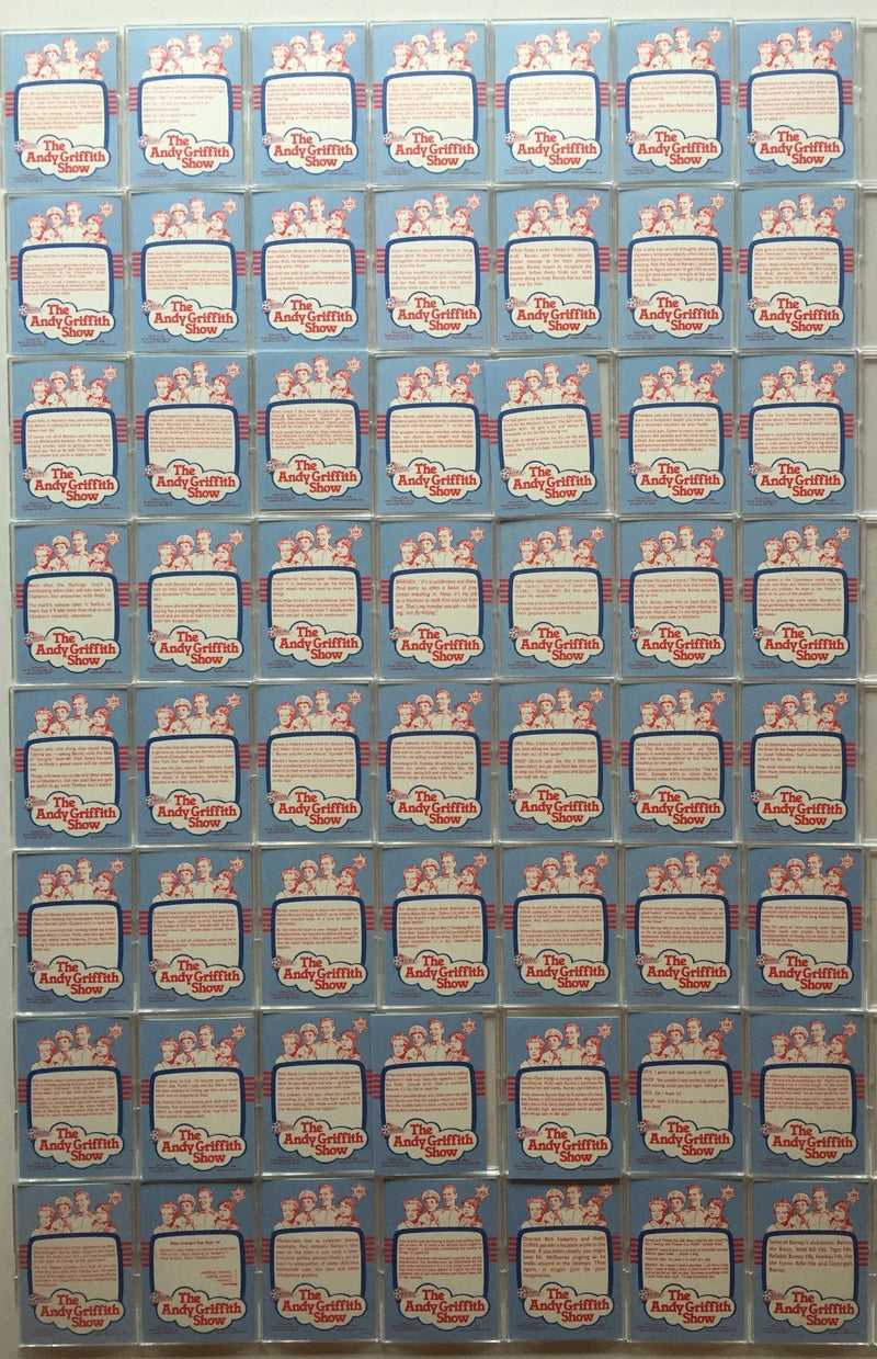Andy Griffith Show Series 2 Factory Card Set 110 Cards Pacific 1990   - TvMovieCards.com