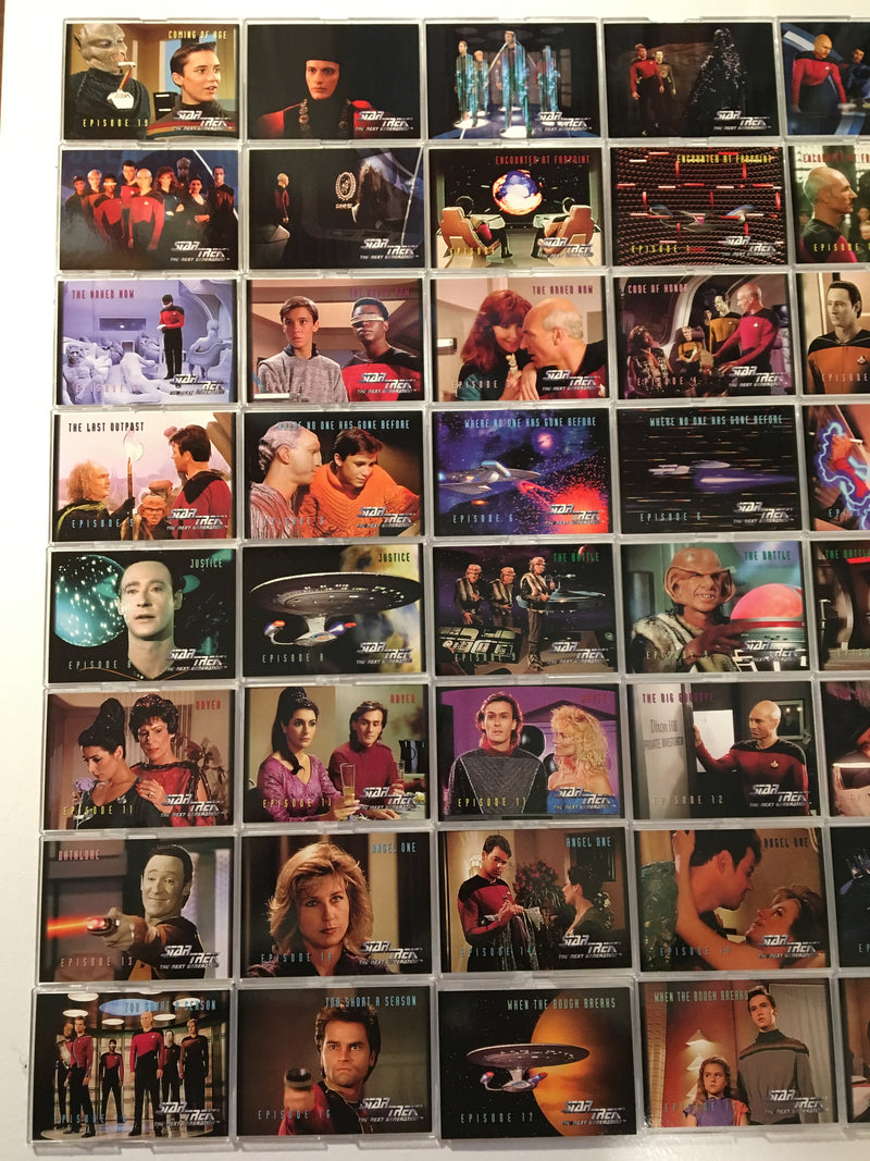 Star Trek TNG The Next Generation Season 1 (108) Trading Base Card Set 1994   - TvMovieCards.com
