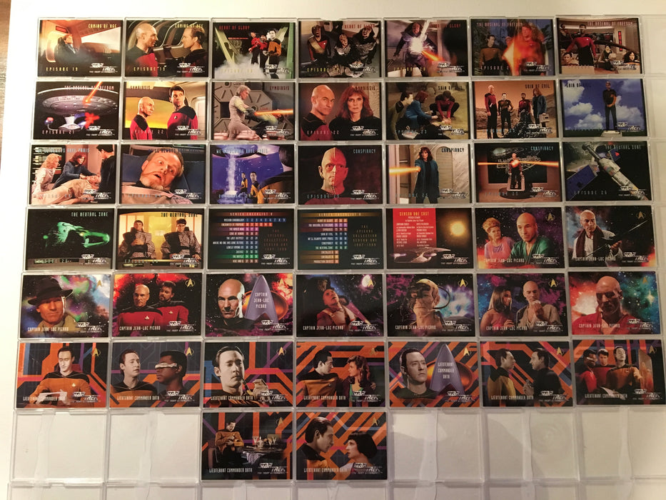 Star Trek TNG The Next Generation Season 1 (108) Trading Base Card Set 1994   - TvMovieCards.com