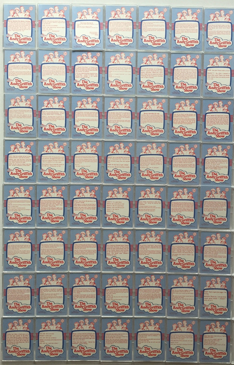 Andy Griffith Show Series 3 Base Card Set 110 Cards Pacific 1991   - TvMovieCards.com