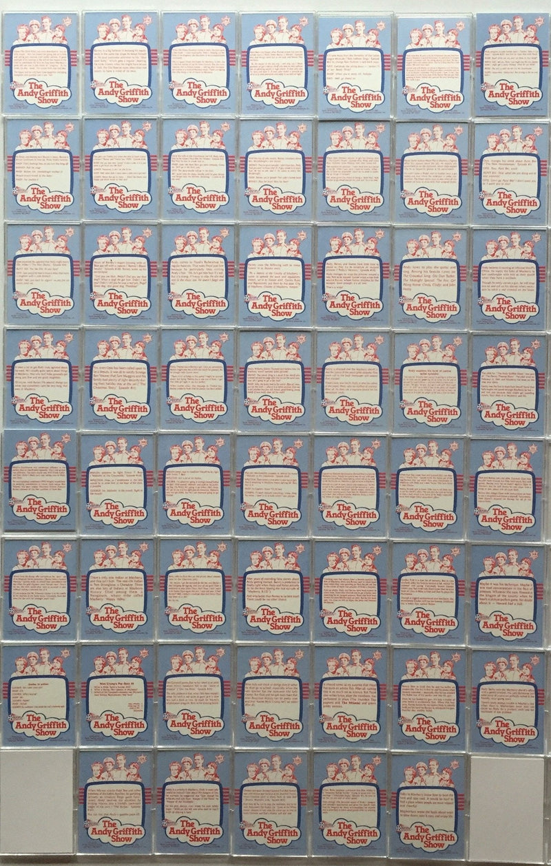 Andy Griffith Show Series 3 Base Card Set 110 Cards Pacific 1991   - TvMovieCards.com