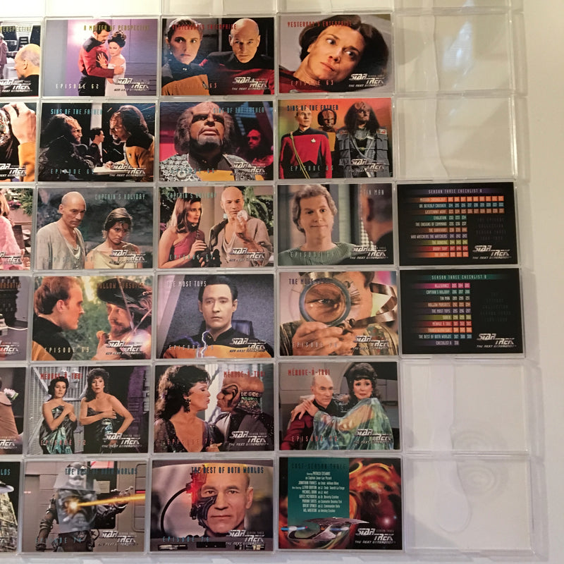 Star Trek TNG The Next Generation Season 3 (108) Trading Base Card Set 1995   - TvMovieCards.com