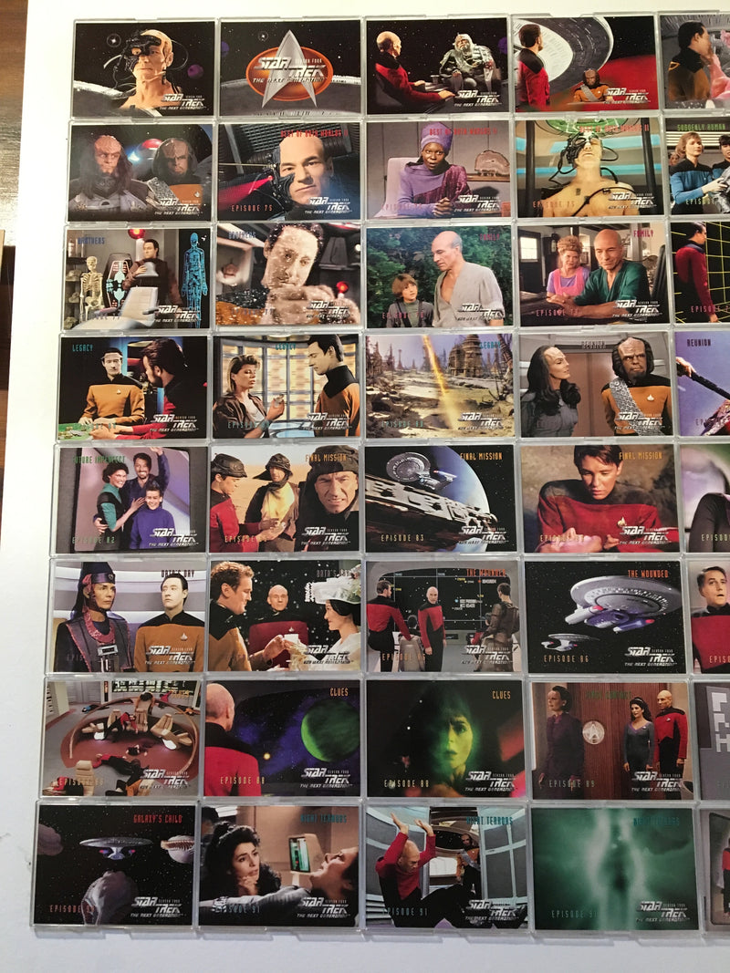 Star Trek TNG The Next Generation Season 4 (108) Trading Base Card Set 1996   - TvMovieCards.com