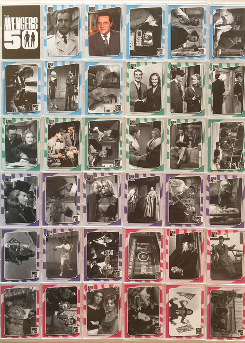 Avengers TV 50th Anniversary Base Card Set 72 Cards Unstoppable Cards - TvMovieCards.com