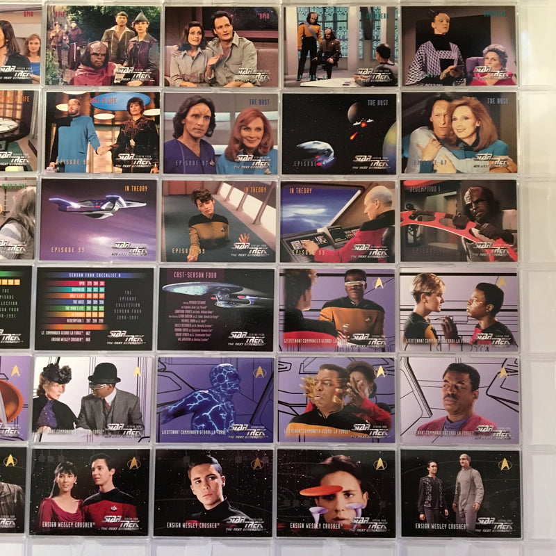 Star Trek TNG The Next Generation Season 4 (108) Trading Base Card Set 1996   - TvMovieCards.com
