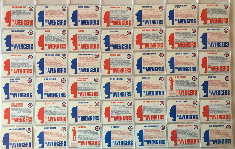 1992 Cornerstone The Avengers TV Series One Complete Base Set 81 Cards #1-81 Hon - TvMovieCards.com