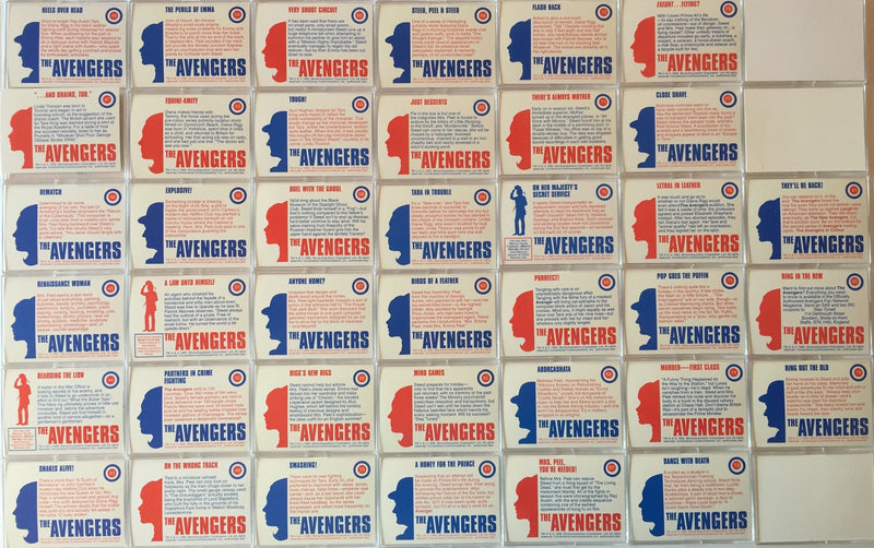1992 Cornerstone The Avengers TV Series One Complete Base Set 81 Cards #1-81 Hon - TvMovieCards.com