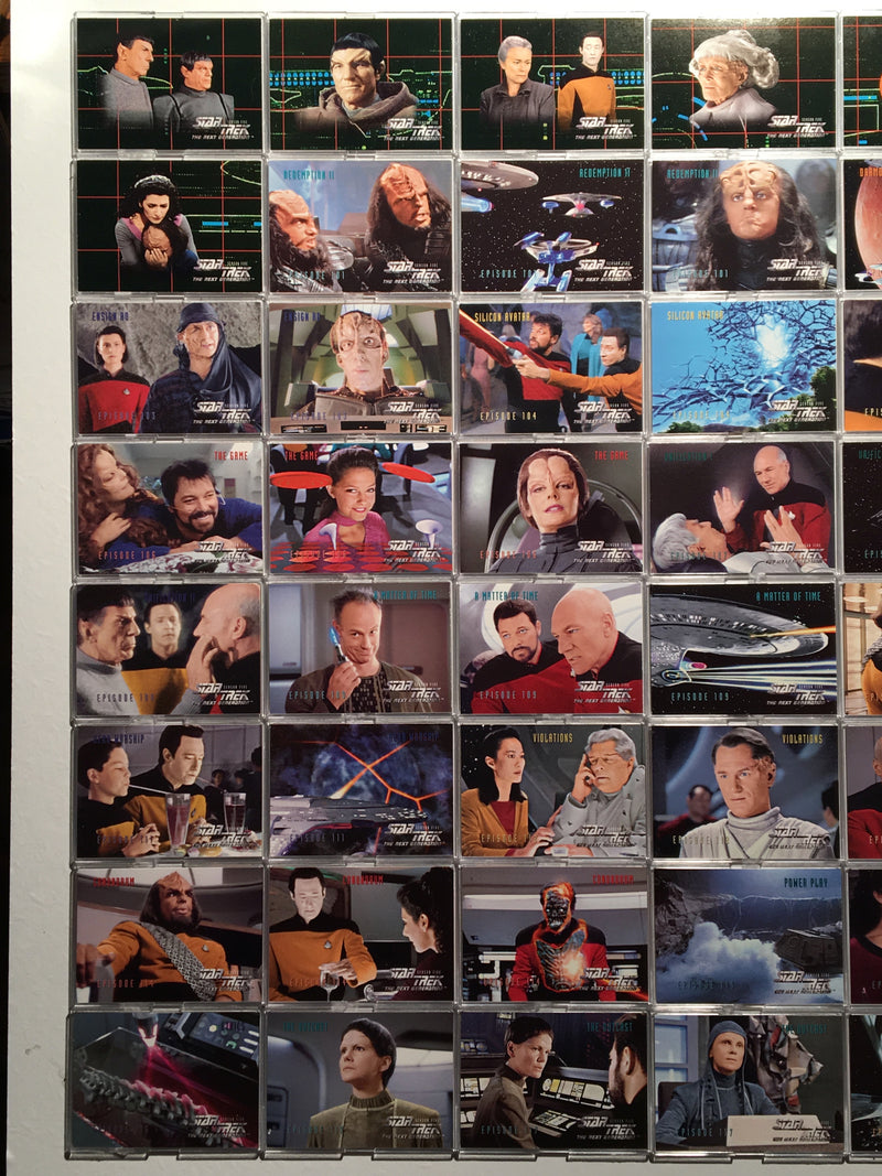 Star Trek TNG The Next Generation Season 5 (108) Trading Base Card Set 1996   - TvMovieCards.com