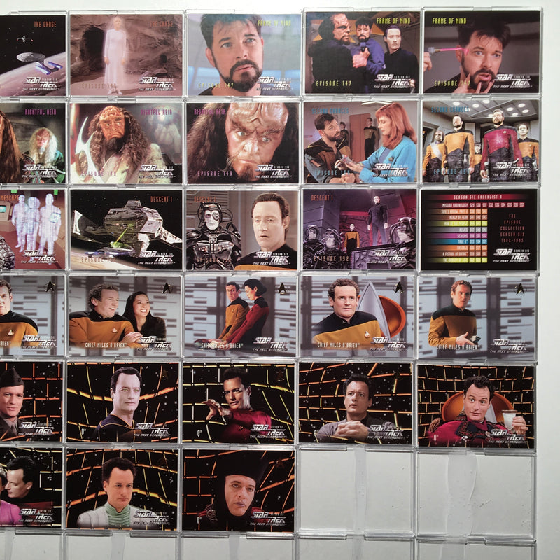 Star Trek TNG The Next Generation Season 6 (108) Trading Base Card Set 1997   - TvMovieCards.com